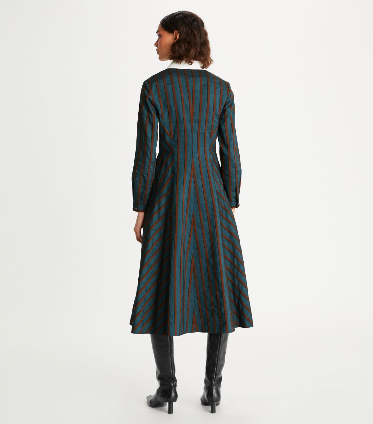 Striped Lightweight Canvas Shirtdress tory burch striped lightweight canvas shirtdress