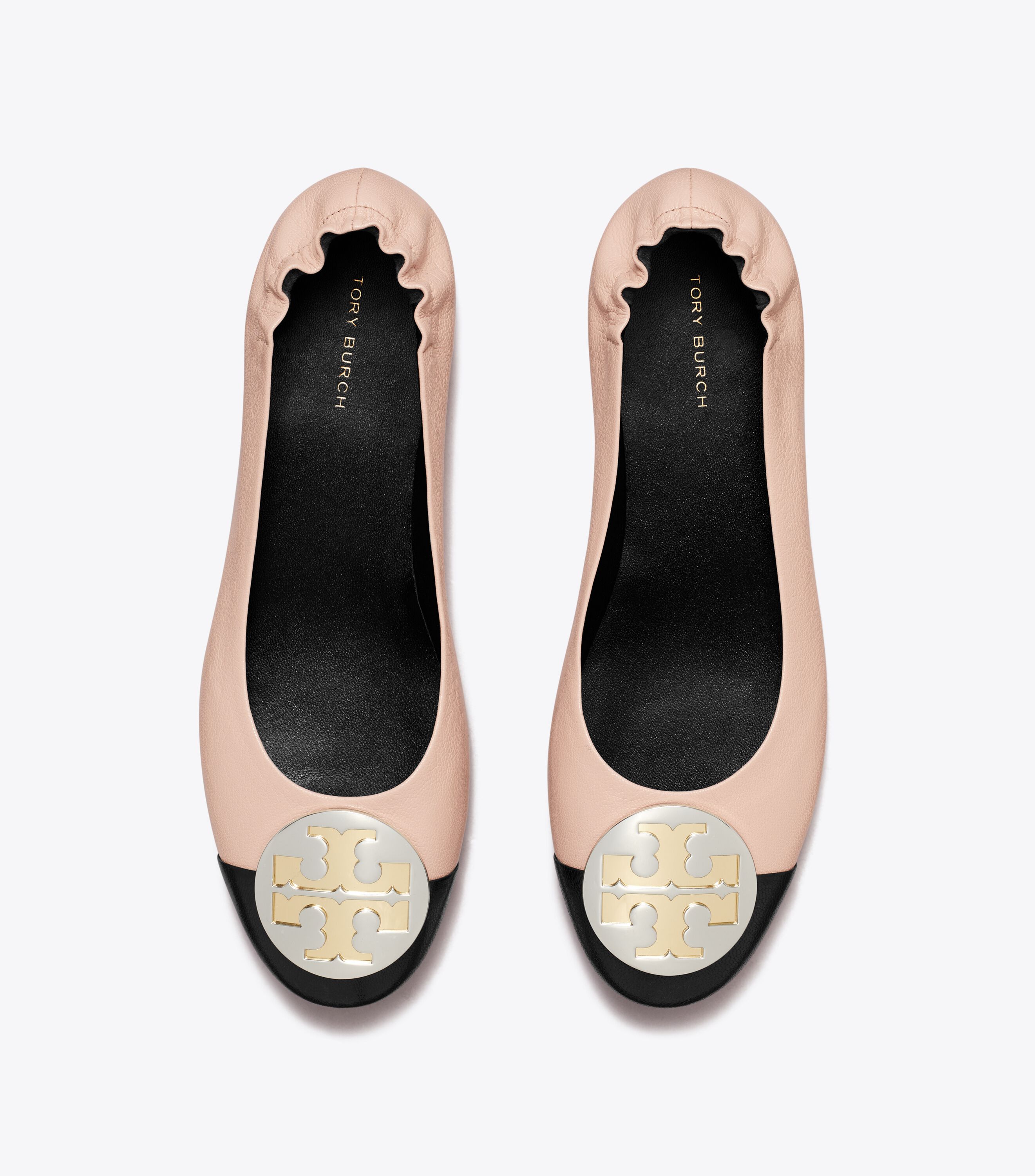 Tory burch cap toe ballet flats outlet