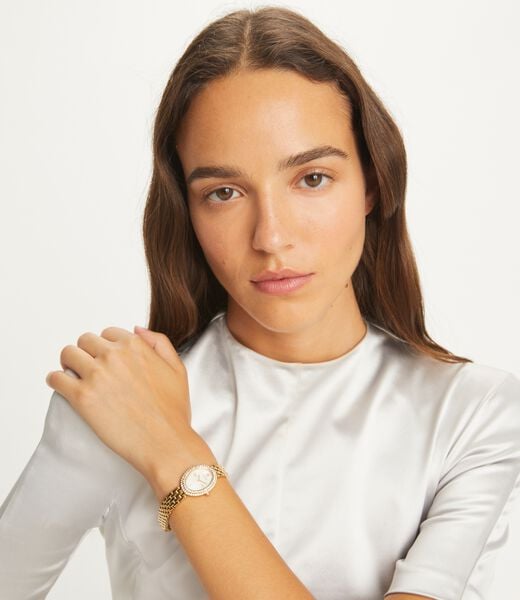 tory burch oval watch