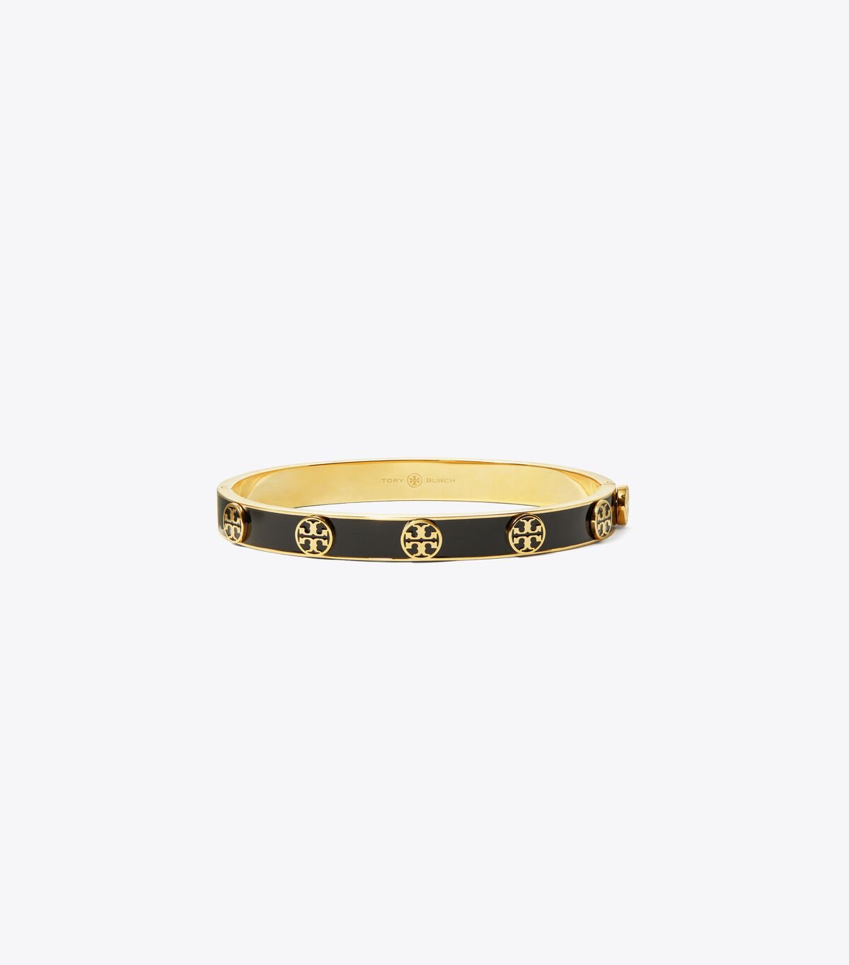 tory burch miller stud enamel hinged bracelet