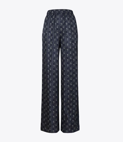 tory burch relaxed fit jacquard pants