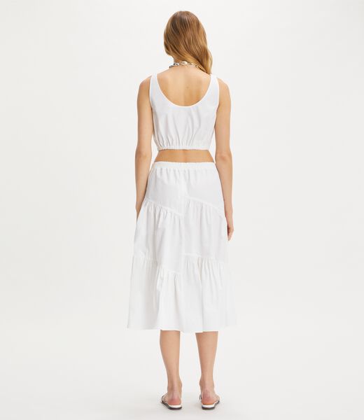 tory burch cotton poplin top