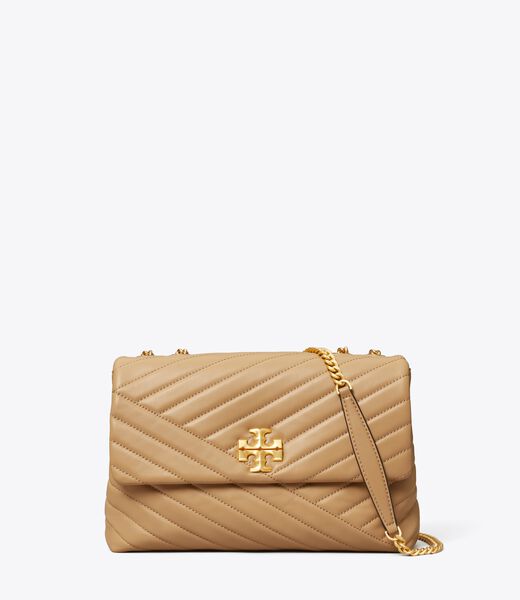 Tory Burch Kira Chevron Small Convertible Shoulder Bag - Neutrals