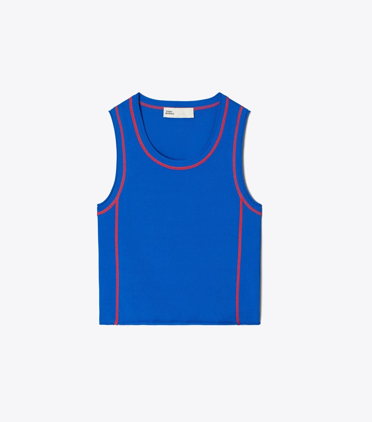 Viscose Cropped Knit Tank