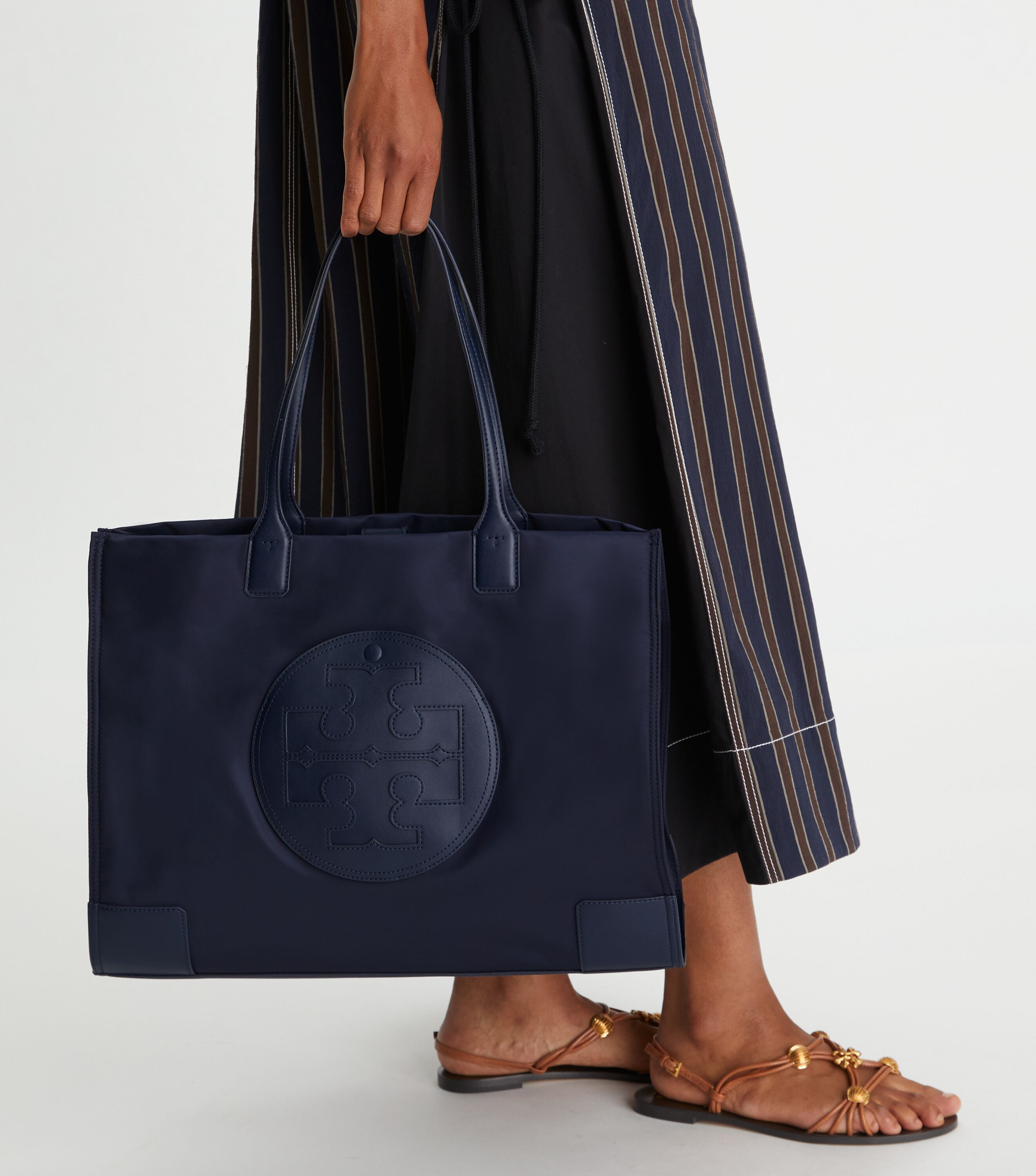 ★TORY BURCH★ELLA TOTE BAG★NAVY 87116 Ella Tote Bag, Tory Navy | Tory Burch KSA