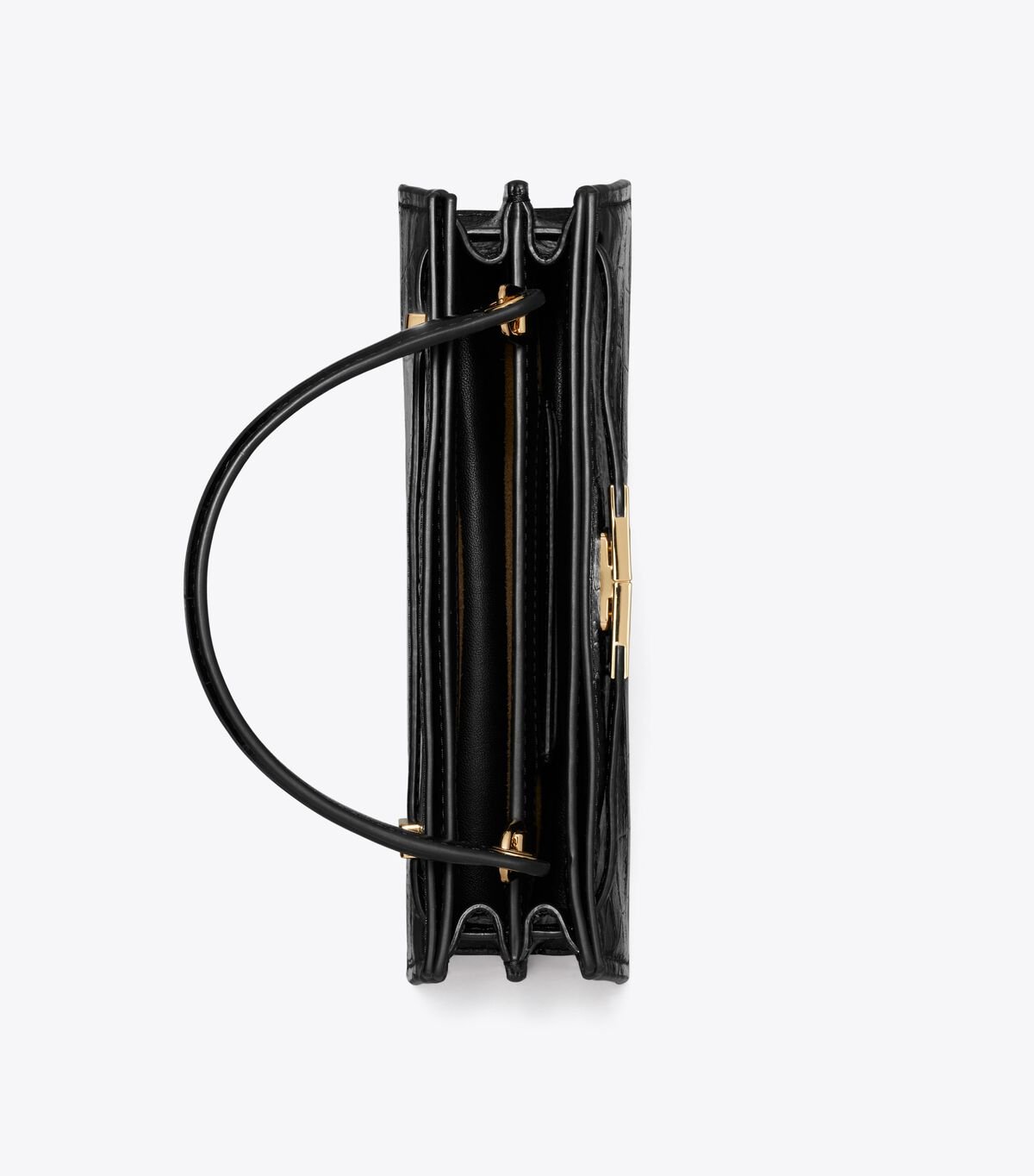 tory burch mini lee radziwill embossed top handle bag