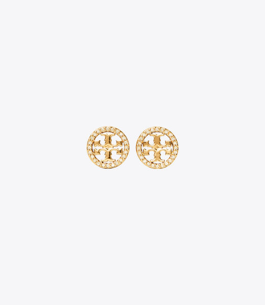 tory burch miller pave stud earring