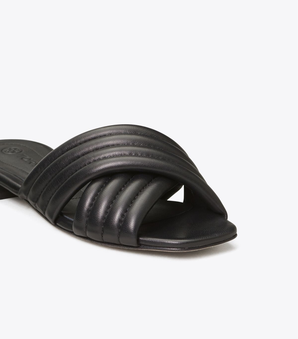 kira quilted flat slide