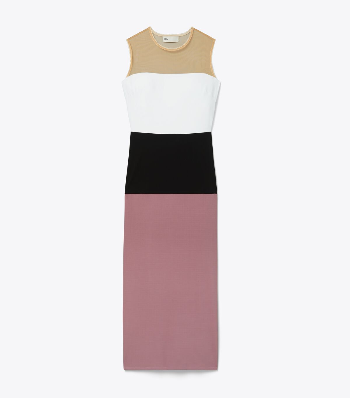 tory burch colorblock jersey dress