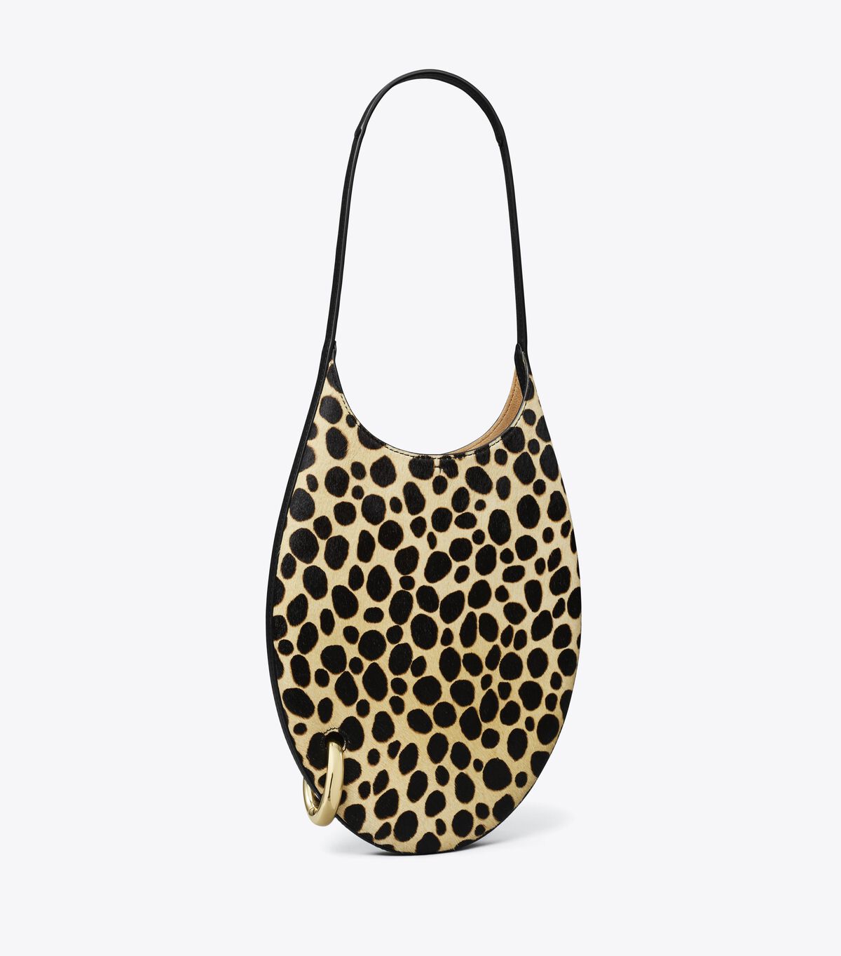 tory burch حقيبة يد صغيرة مثقوبة من شعر العجل