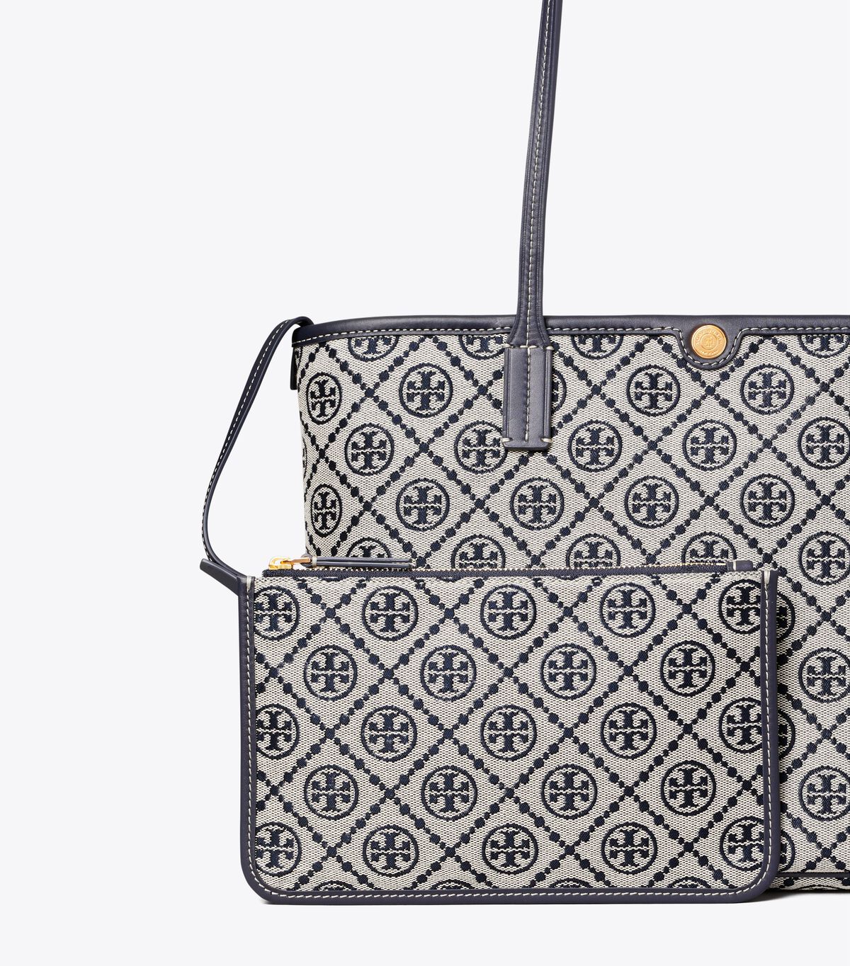 T Monogram Small Zip Tote tory burch t monogram small zip tote