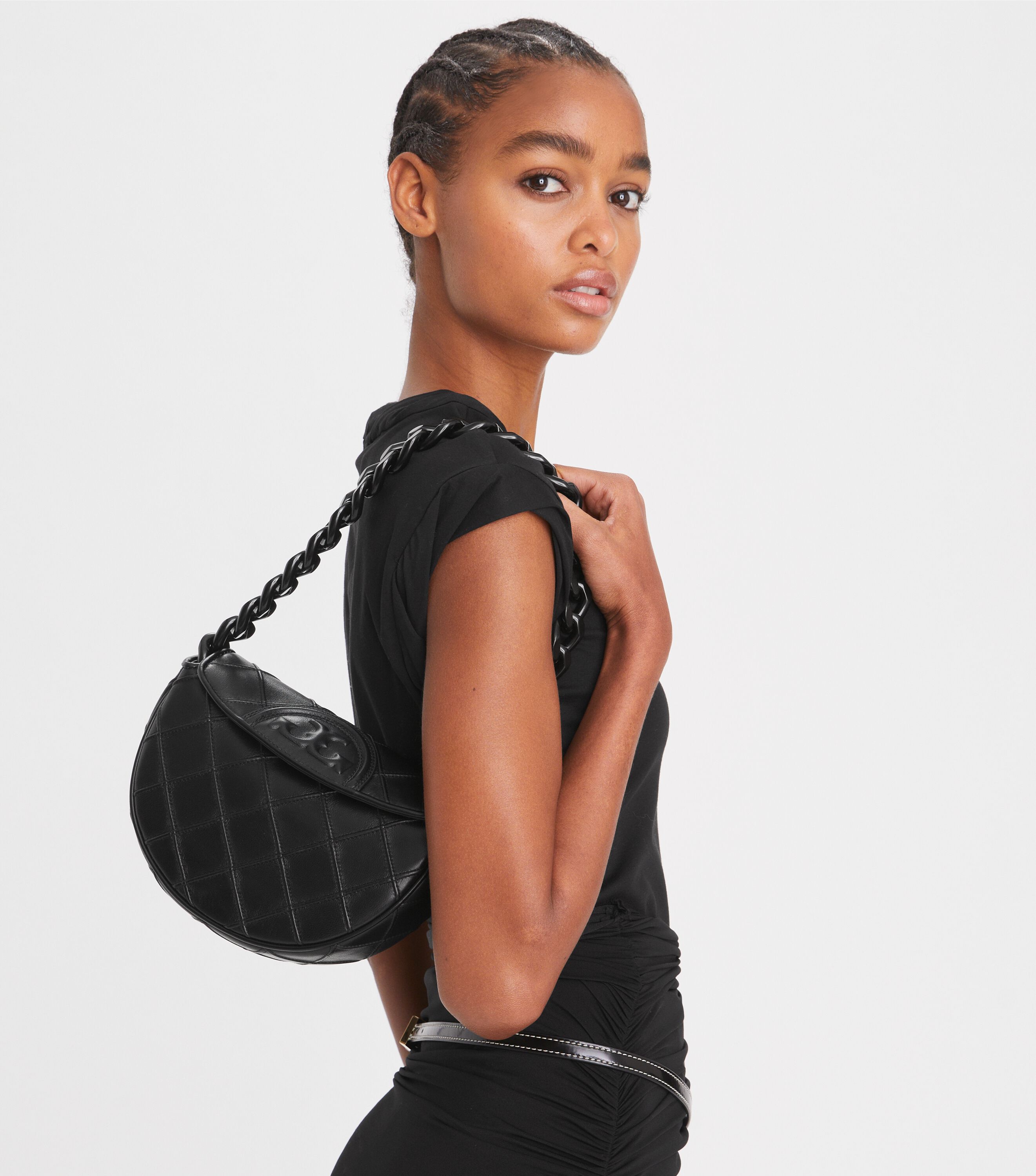 Mini Fleming Soft Crescent Bag
