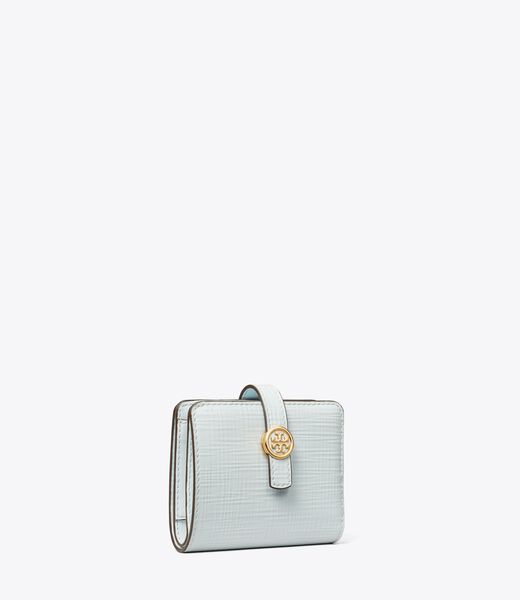tory burch robinson crosshatched mini wallet