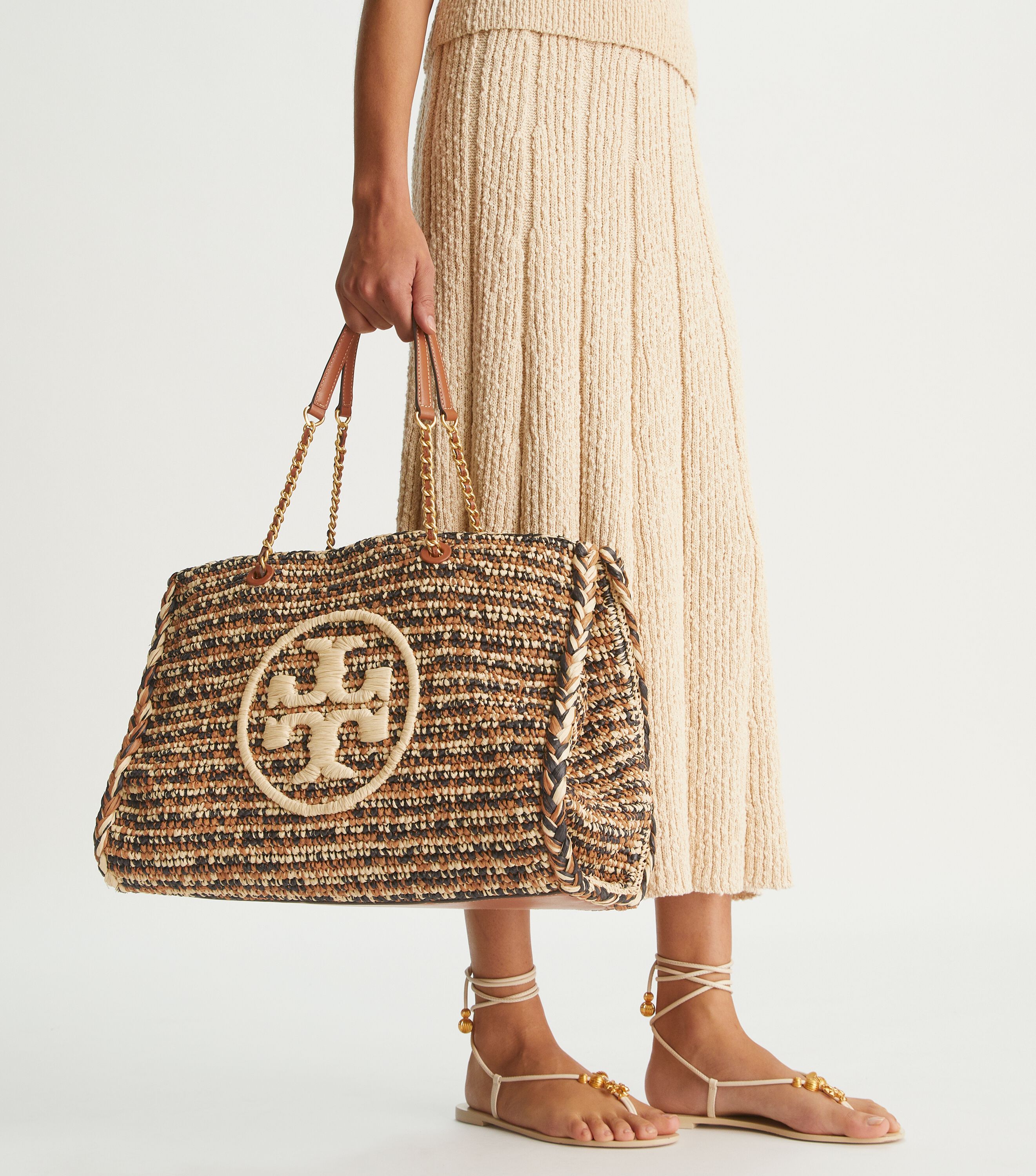 Tory burch raffia bag on sale