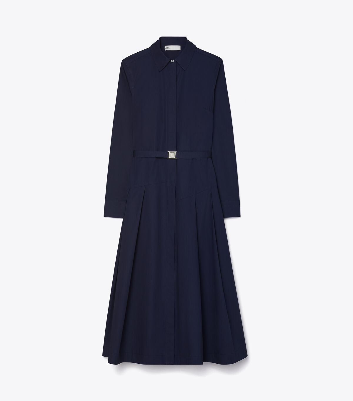 tory burch pleated cotton shirtdress