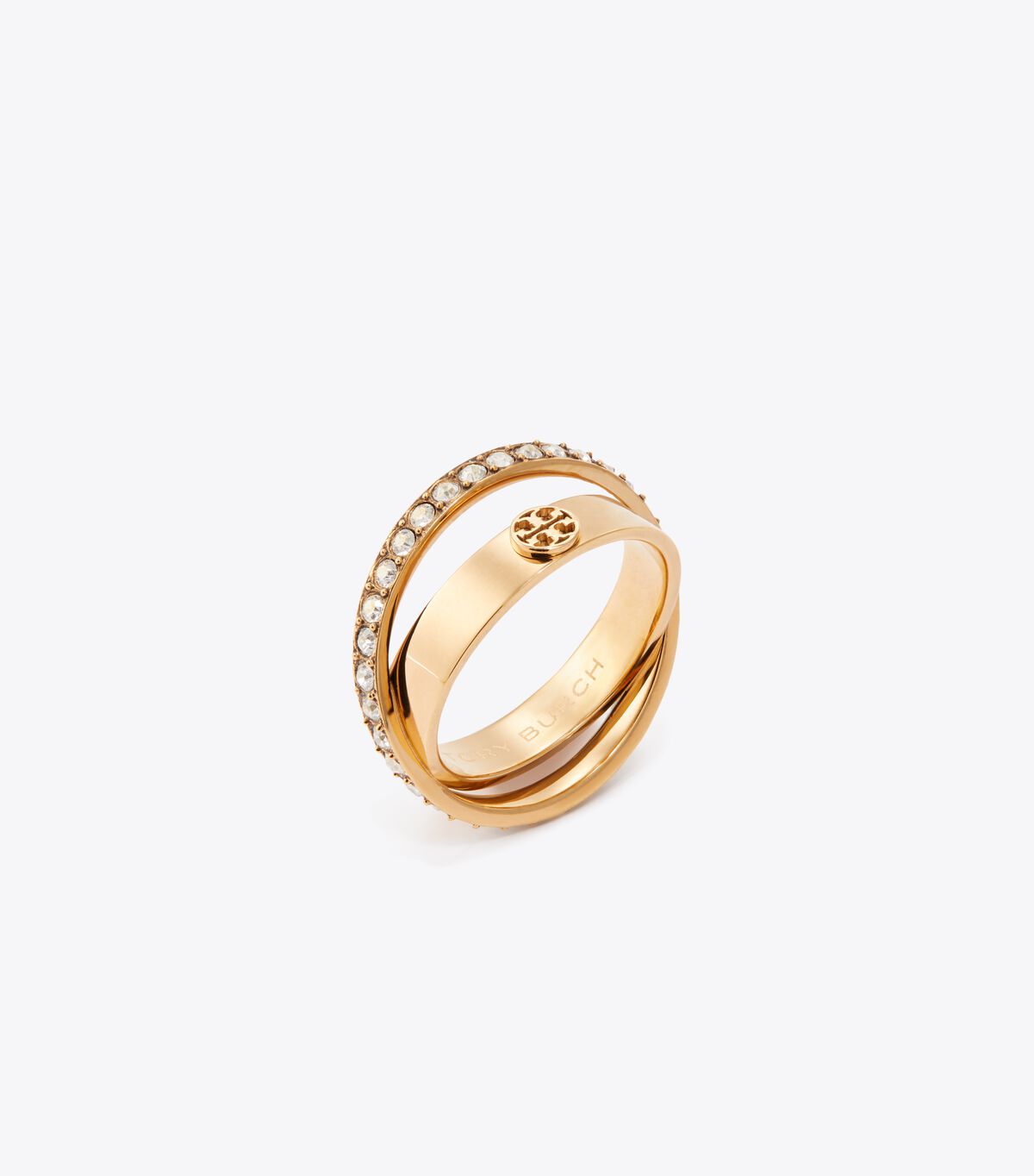 Icon Pavé Double Ring tory burch icon pav double ring