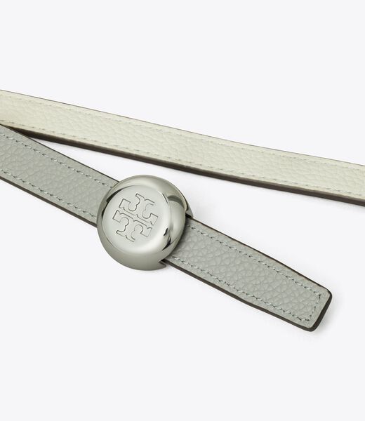 tory burch حزام رومي القابل للعكس مقاس 1 بوصة