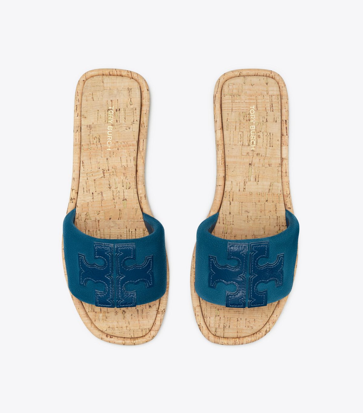 tory burch double t sport slide