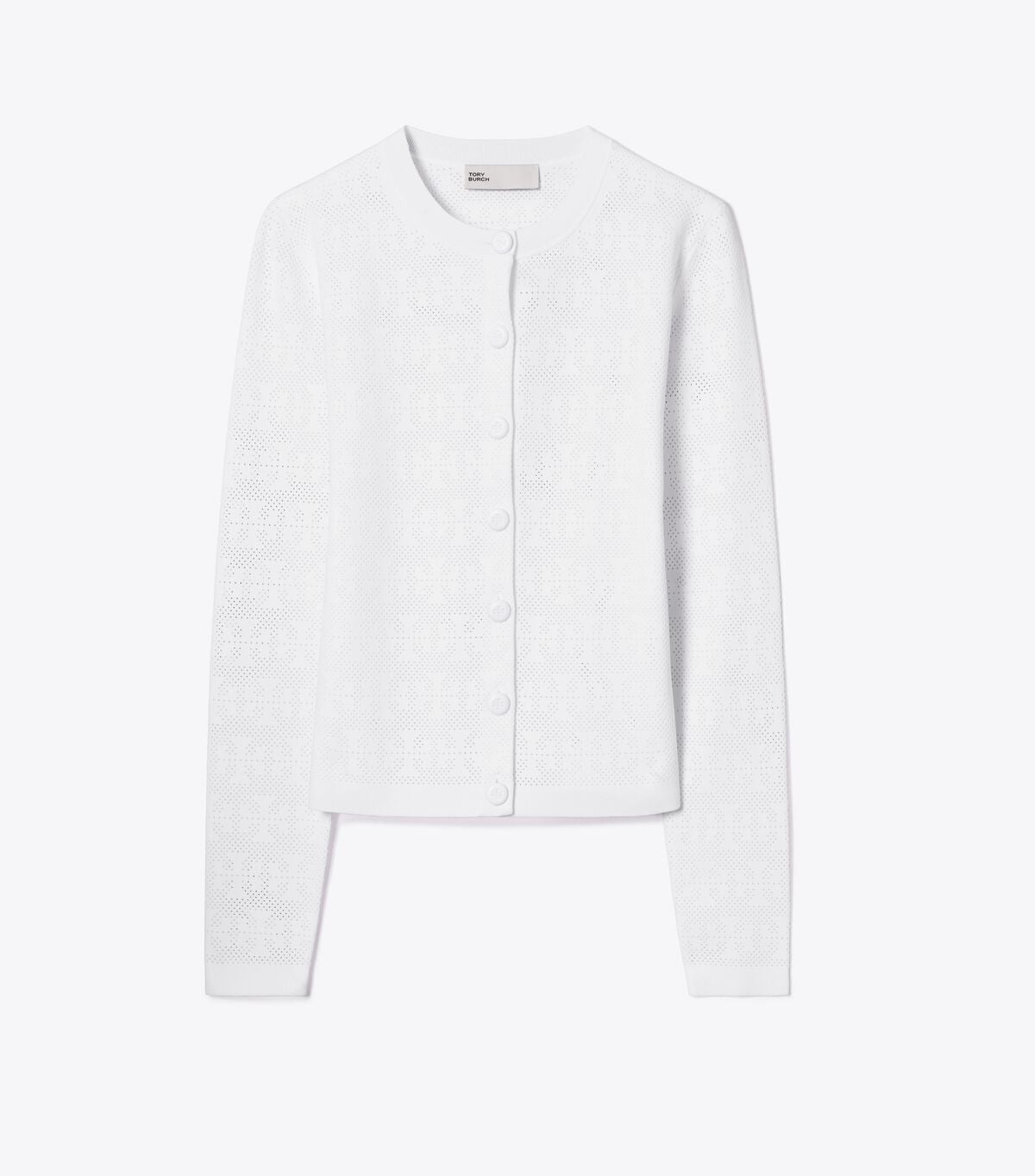 tory burch pointelle viscose cardigan