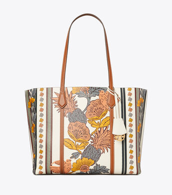 Perry Printed Triple-Compartment Tote