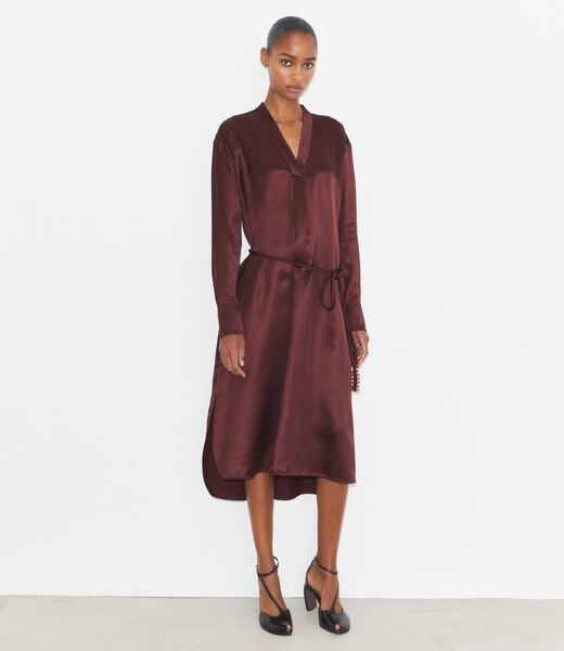 tory burch viscose shirtdress