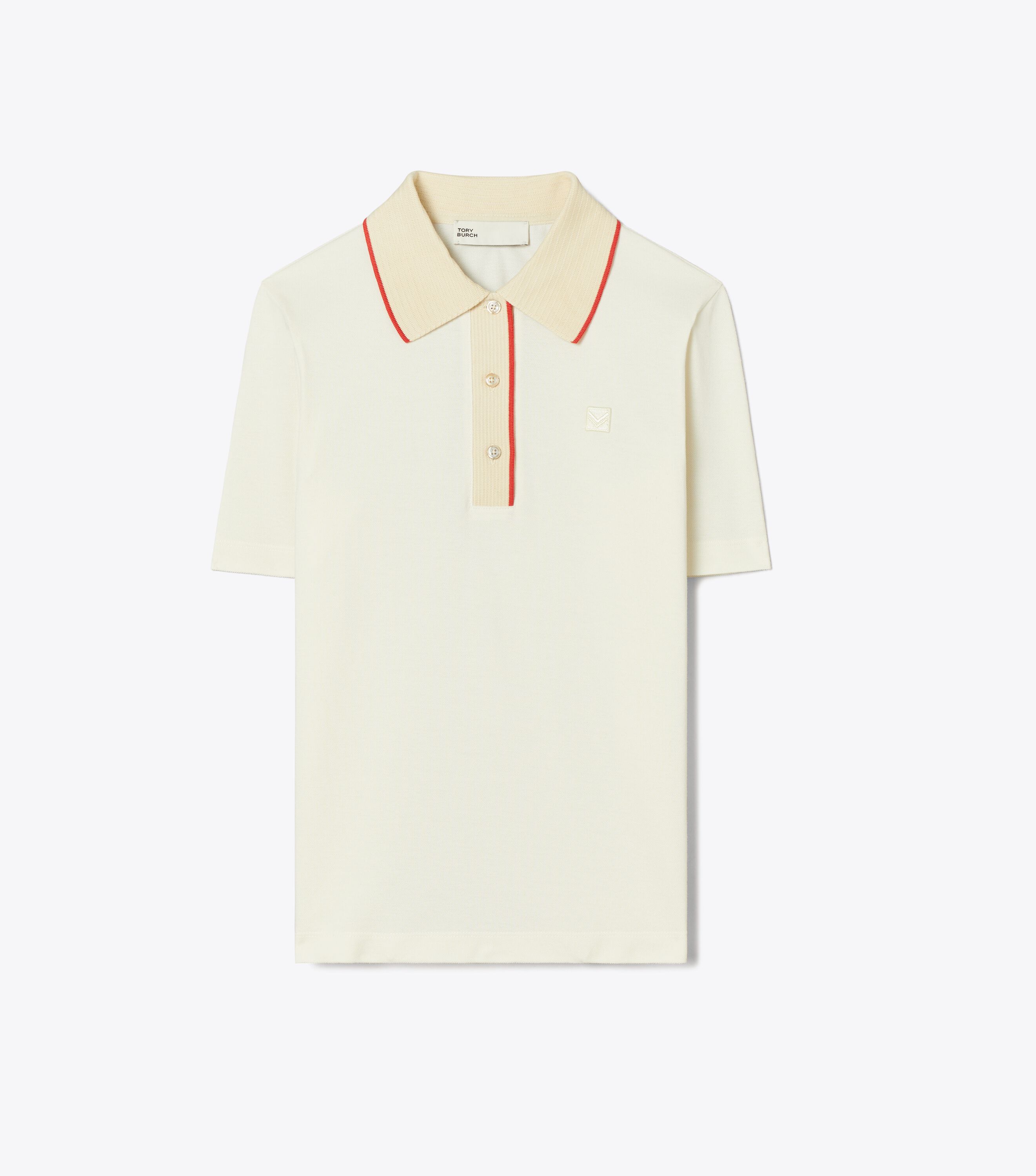 Tory Burch Vintage Collar Pique Polo Tory Burch KSA