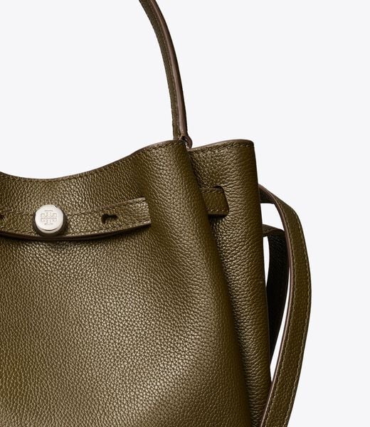 tory burch حقيبة دلو رومي