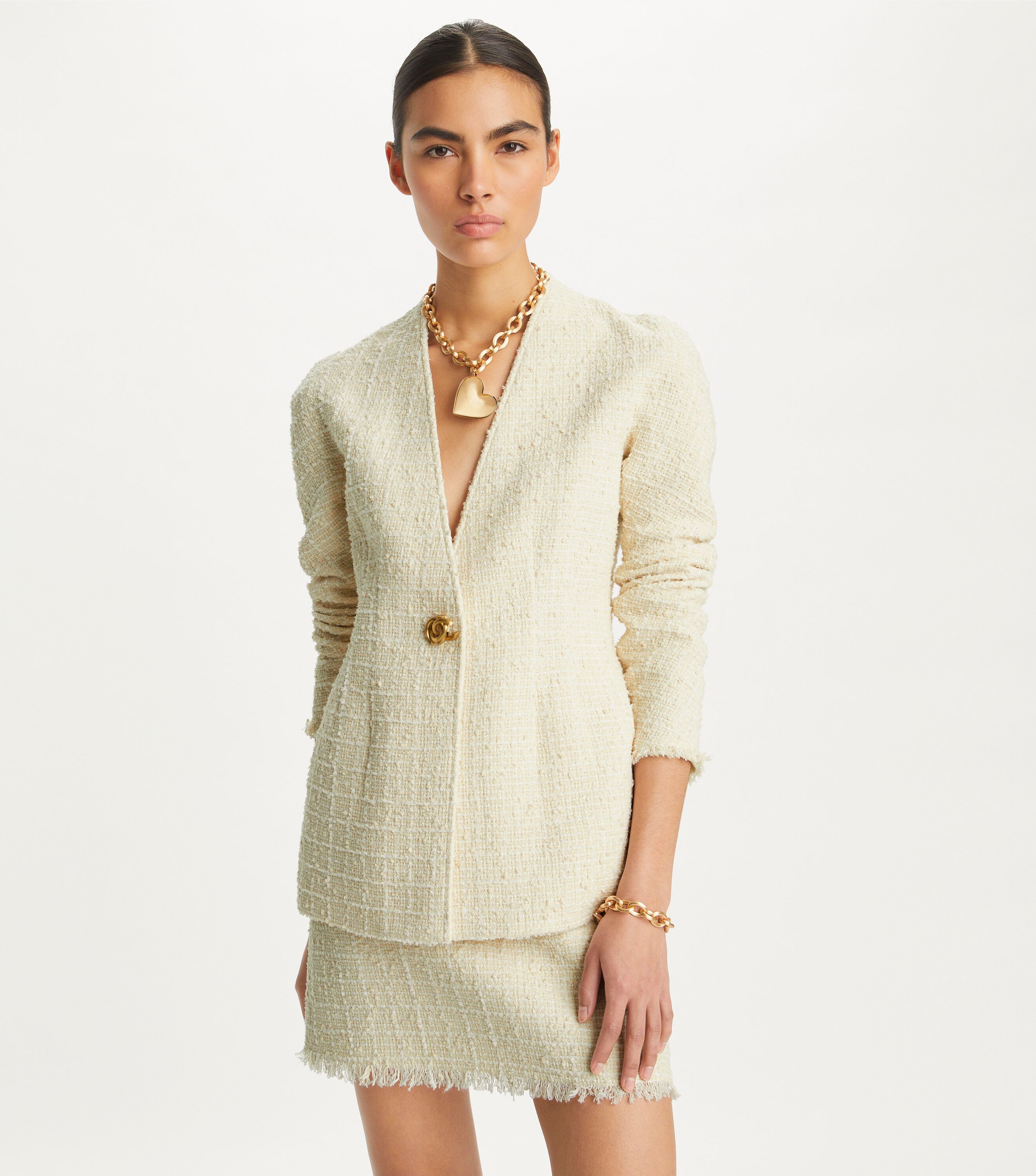 Tory Burch Slim Tweed Jacket Tory Burch KSA