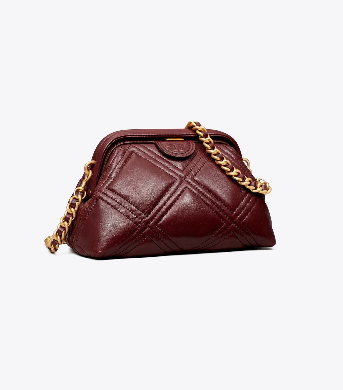 tory burch fleming soft small glazed frame crossbody