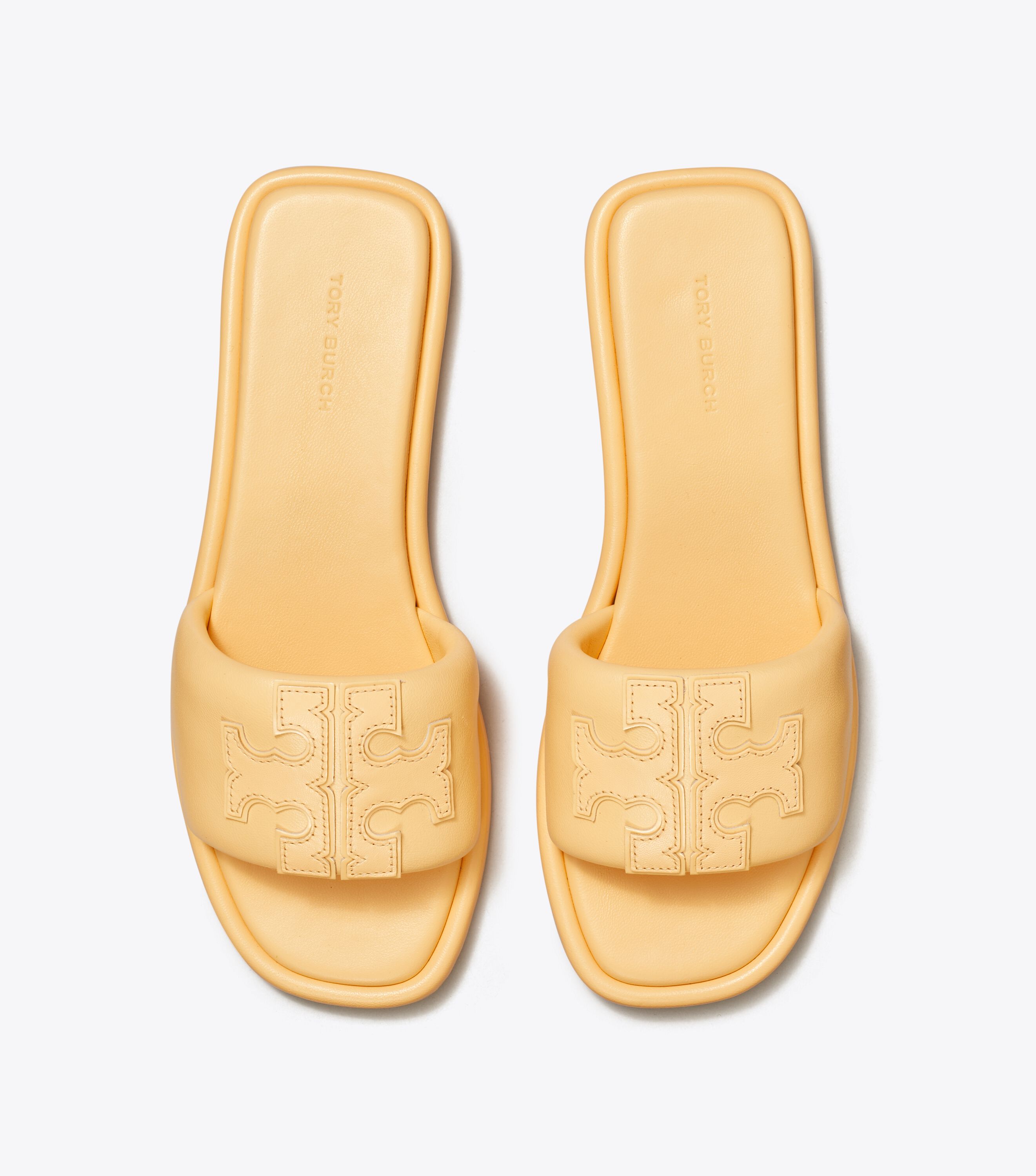 Tory burch yellow clearance slides