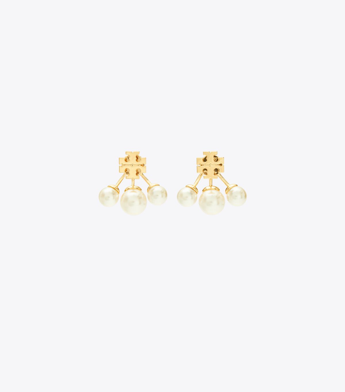 Kira Pearl Front-Back Earring