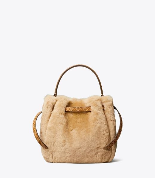 Romy Shearling Bucket Bag tory burch romy shearling bucket bag