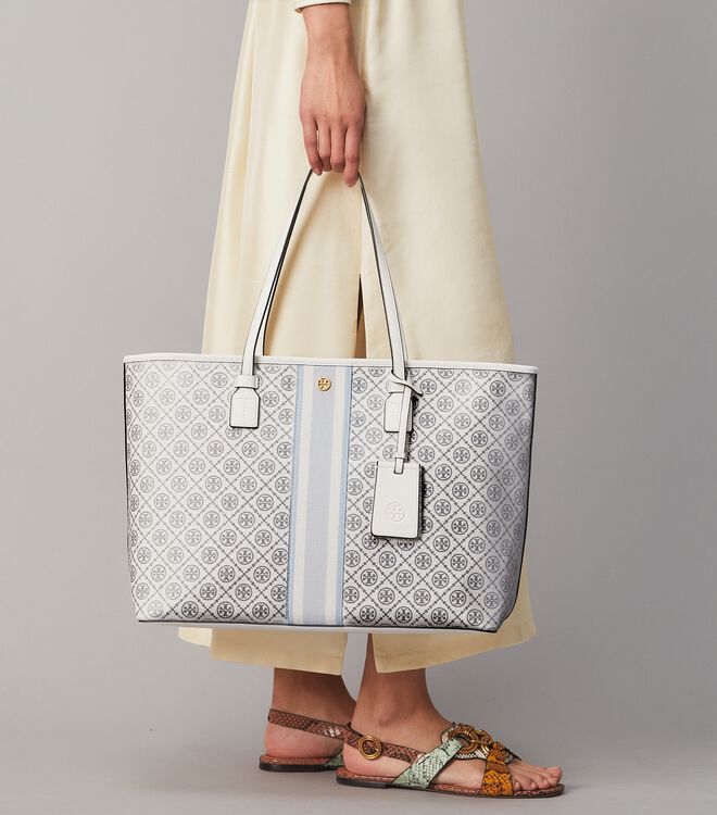 Coated Canvas Tote Bag | Tory Burch KSA Navigation | Tory Burch