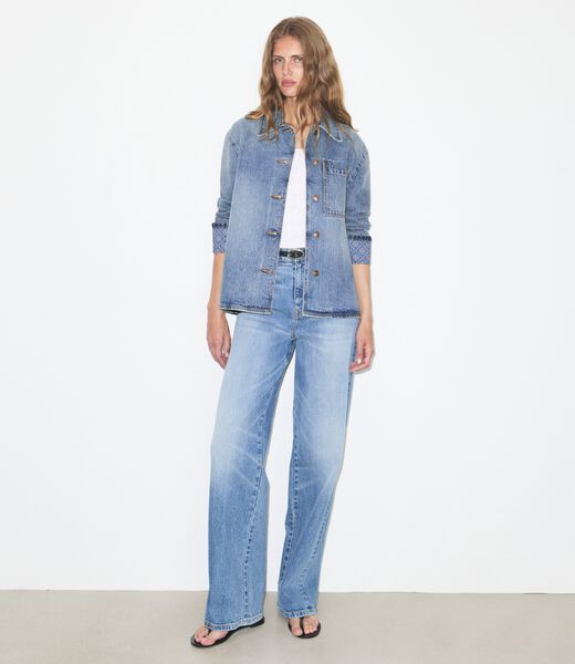 tory burch denim barn jacket
