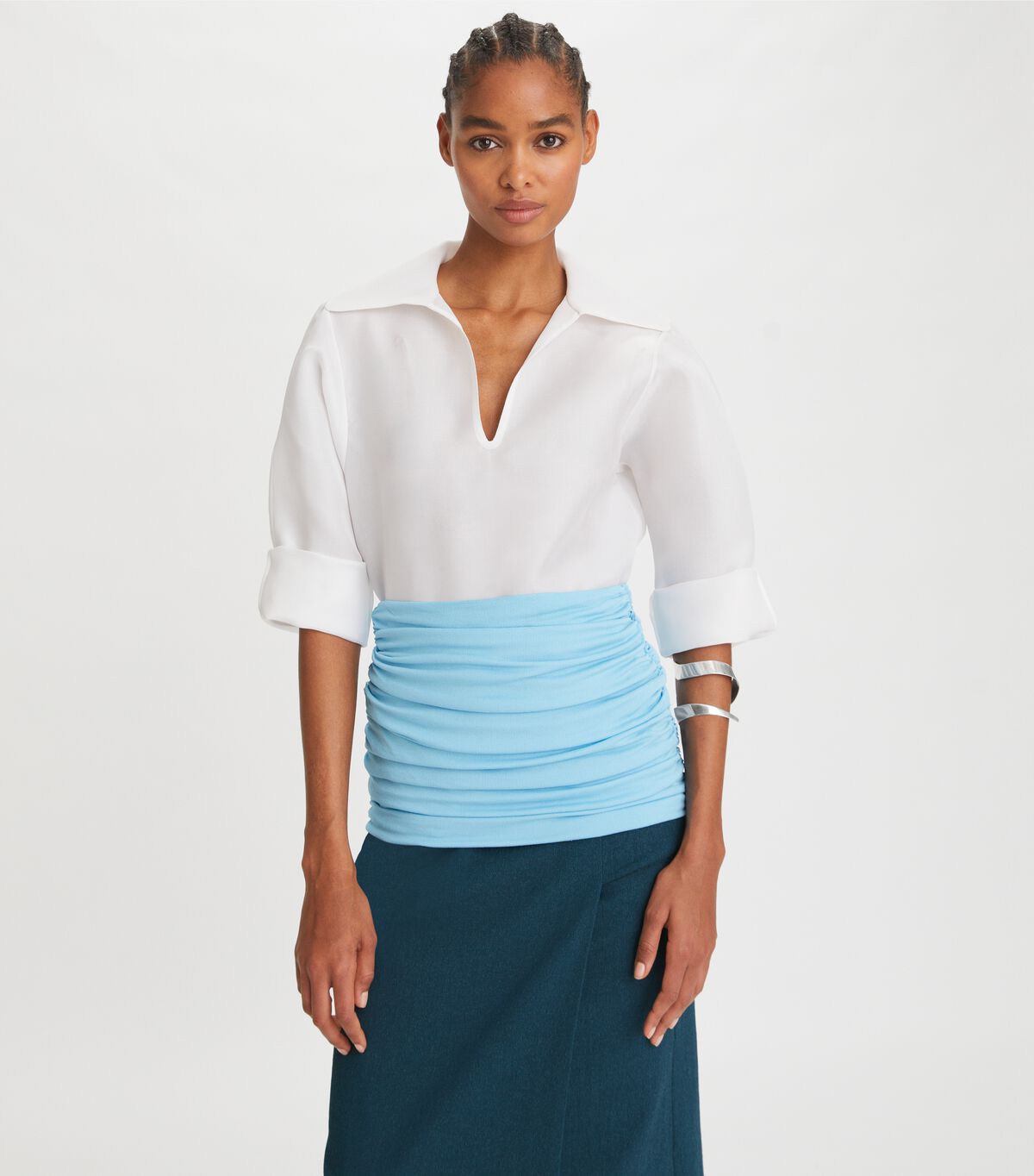 tory burch silk gazar tunic