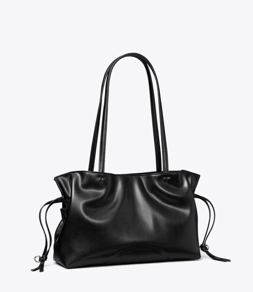 tory burch small ella natuura  drawstring tote