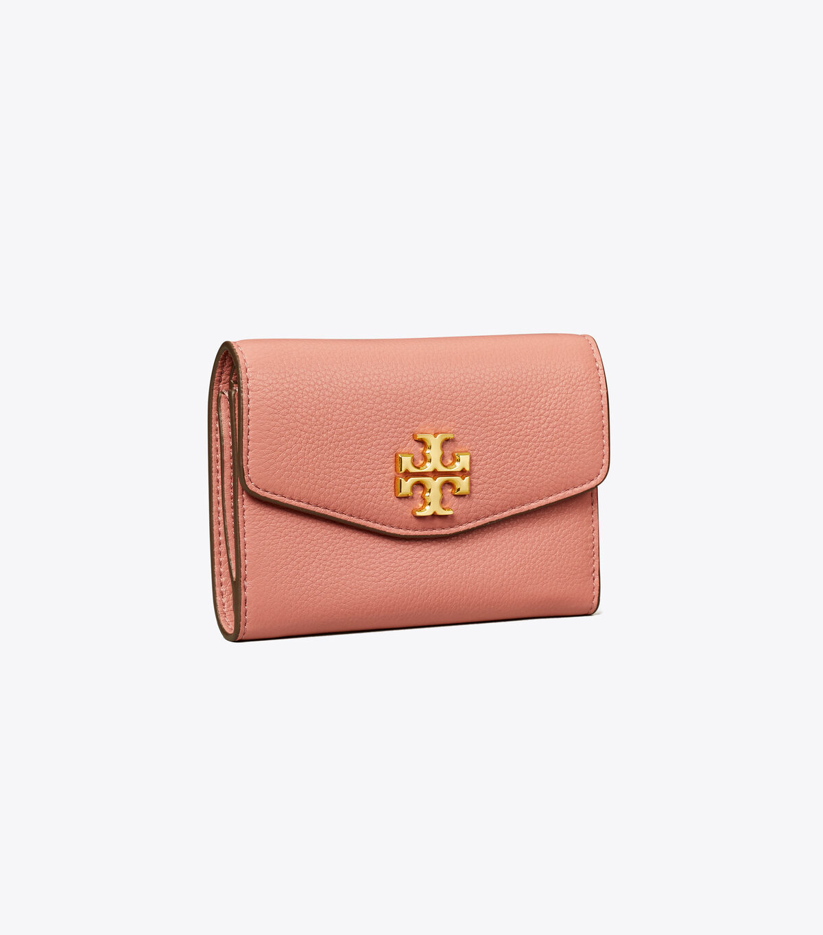 Kira Pebbled Medium Flap Wallet