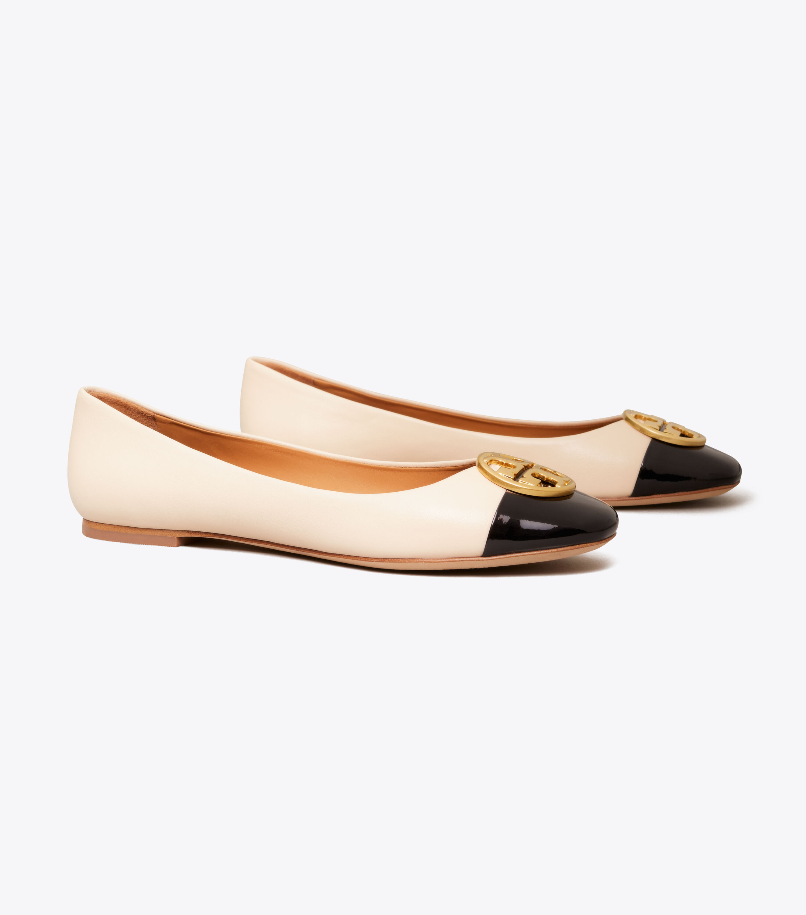 chelsea cap toe ballet flat tory burch