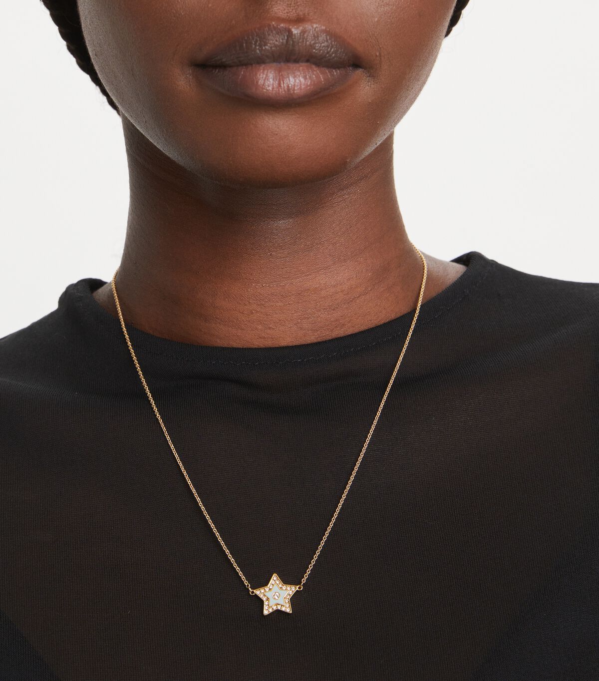 tory burch kira star pendant necklace