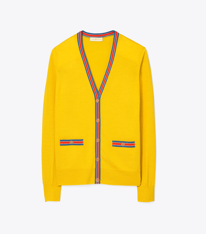 Color-Block Madeline Cardigan
