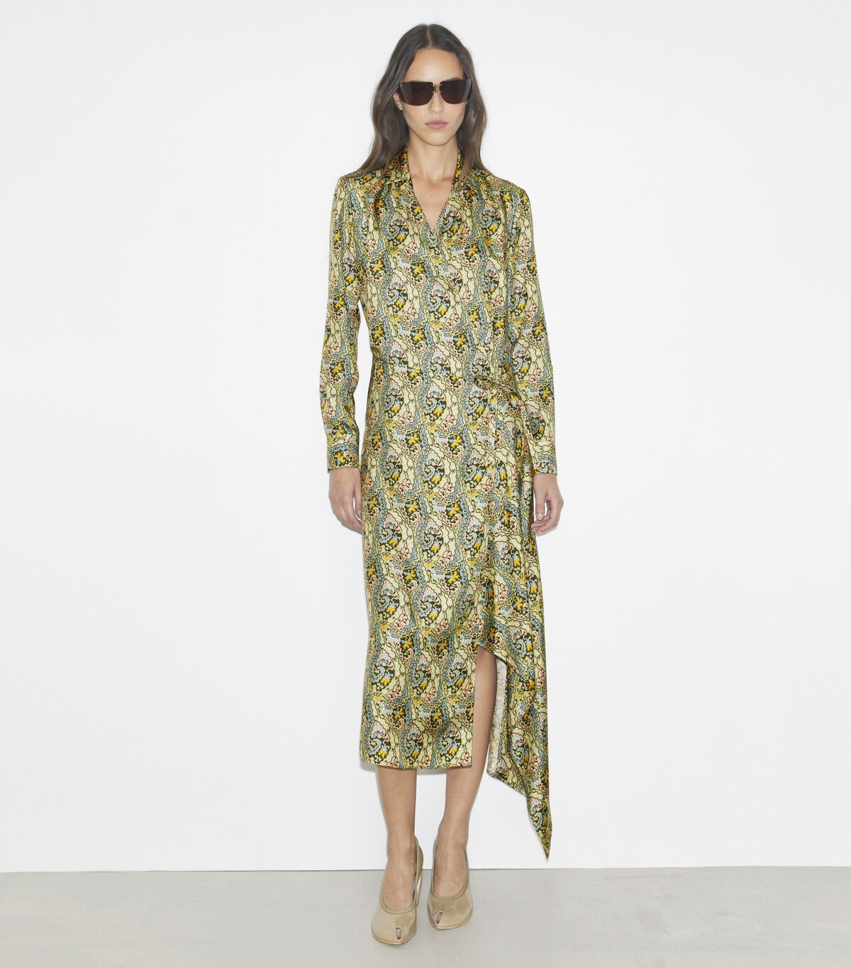 tory burch silk wrap dress