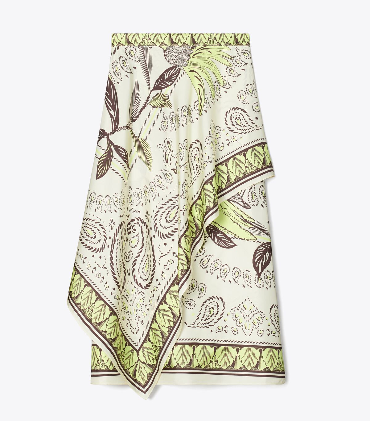 tory burch silk scarf wrap skirt