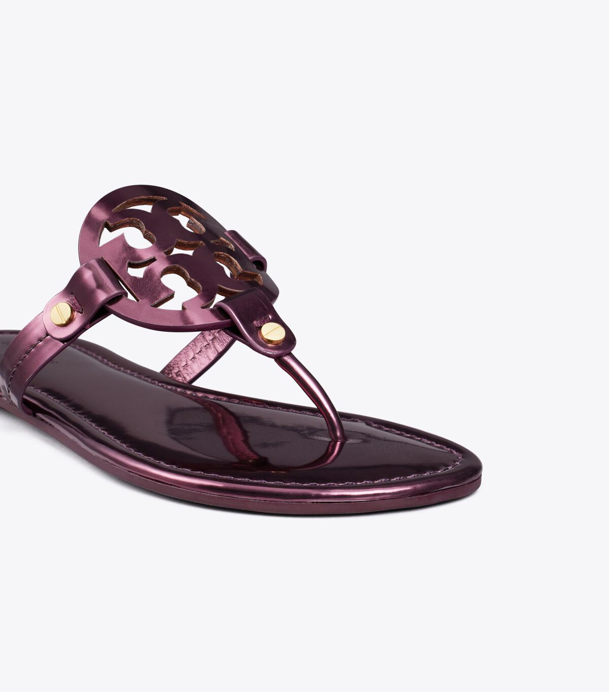 tory burch miller metallic sandal