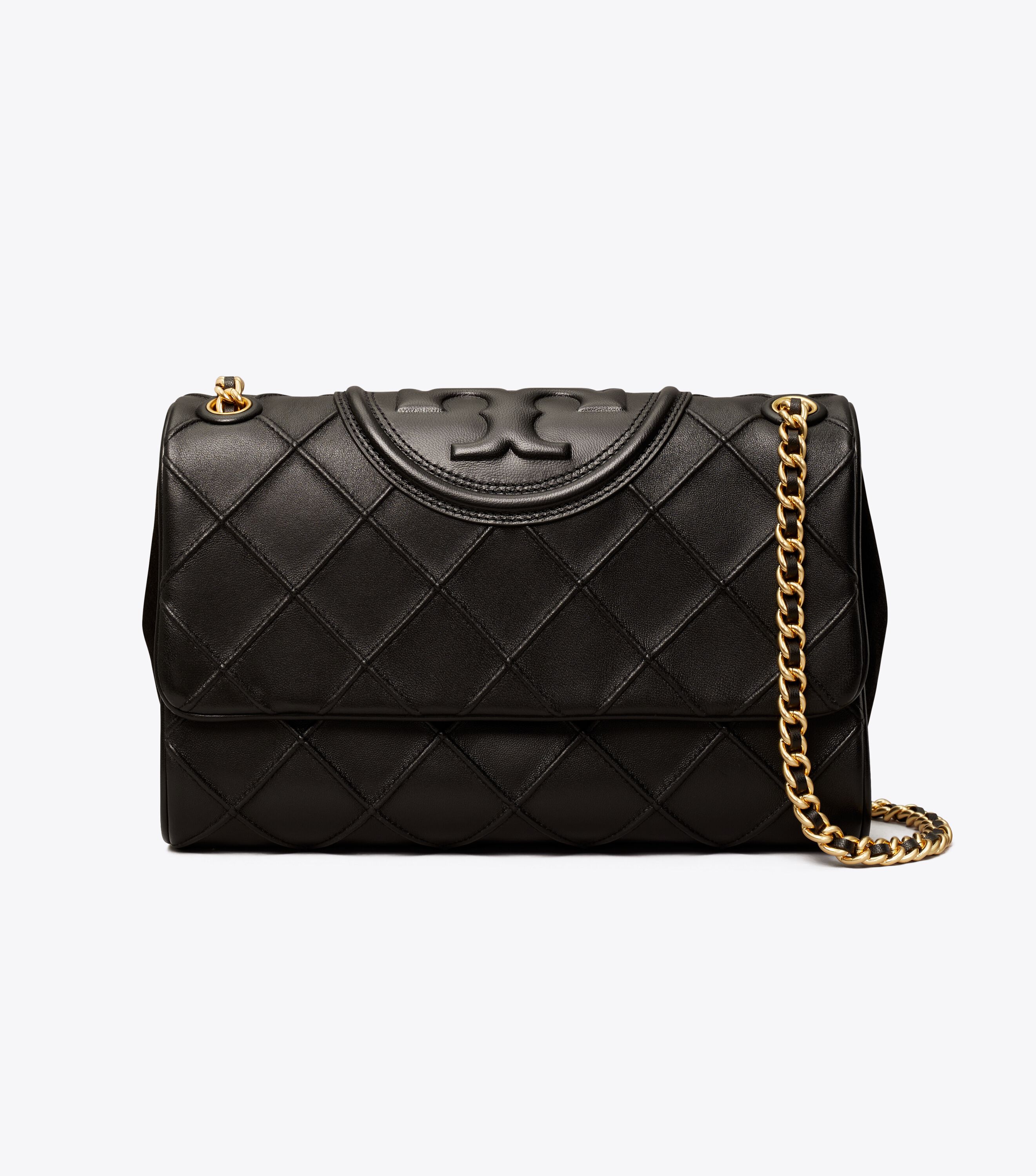 トリーバーチ Tory Burch FLEMING SOFT CONVERTIBLE ショルダーバッグ バッグ レザー レディース ブラック系 137301001 【新品】 TORY BURCH（トリーバーチ） ショルダーバッグ FLEMING SOFT SMALL