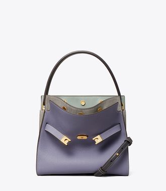 Lee Radziwill Pebbled Small Double Bag
