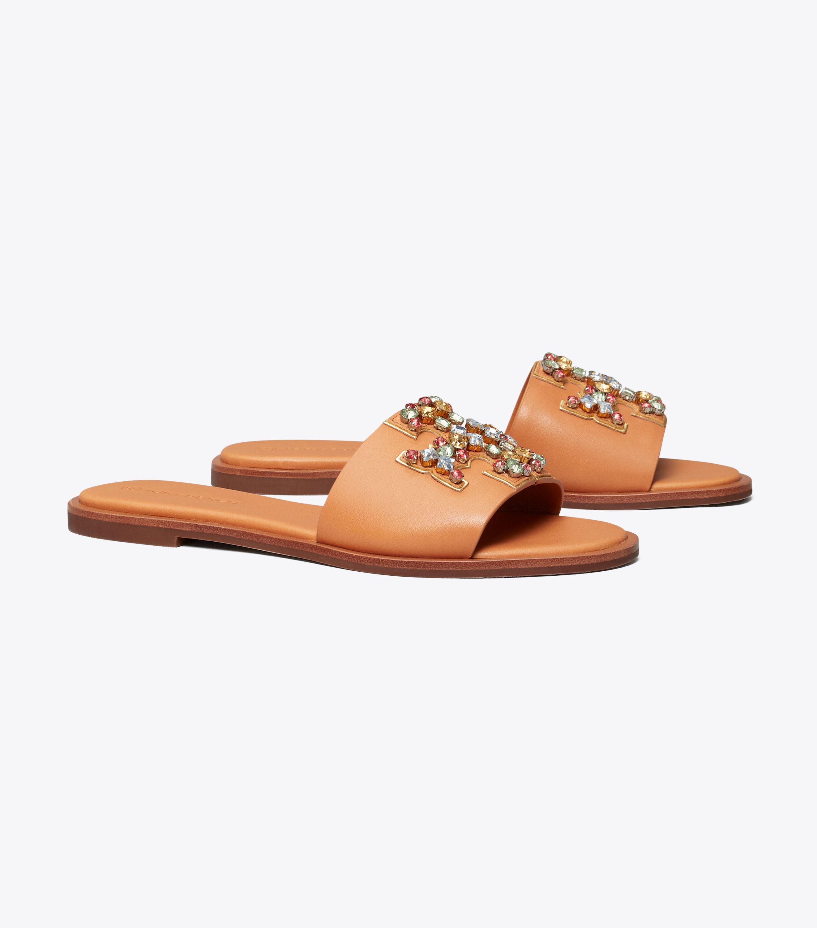 Tory burch embellished slides discount