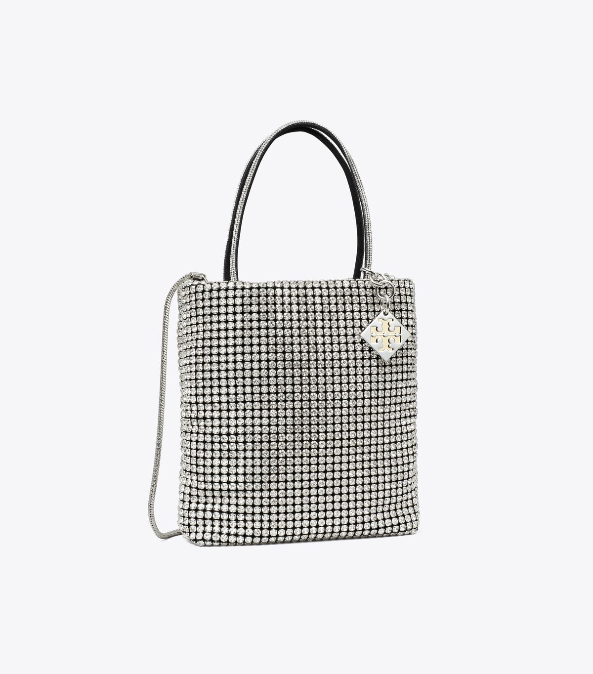 Night Owl Crystal-Embellished Mini Tote