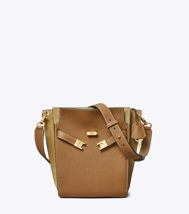 Lee Radziwill Pebbled Double Bucket