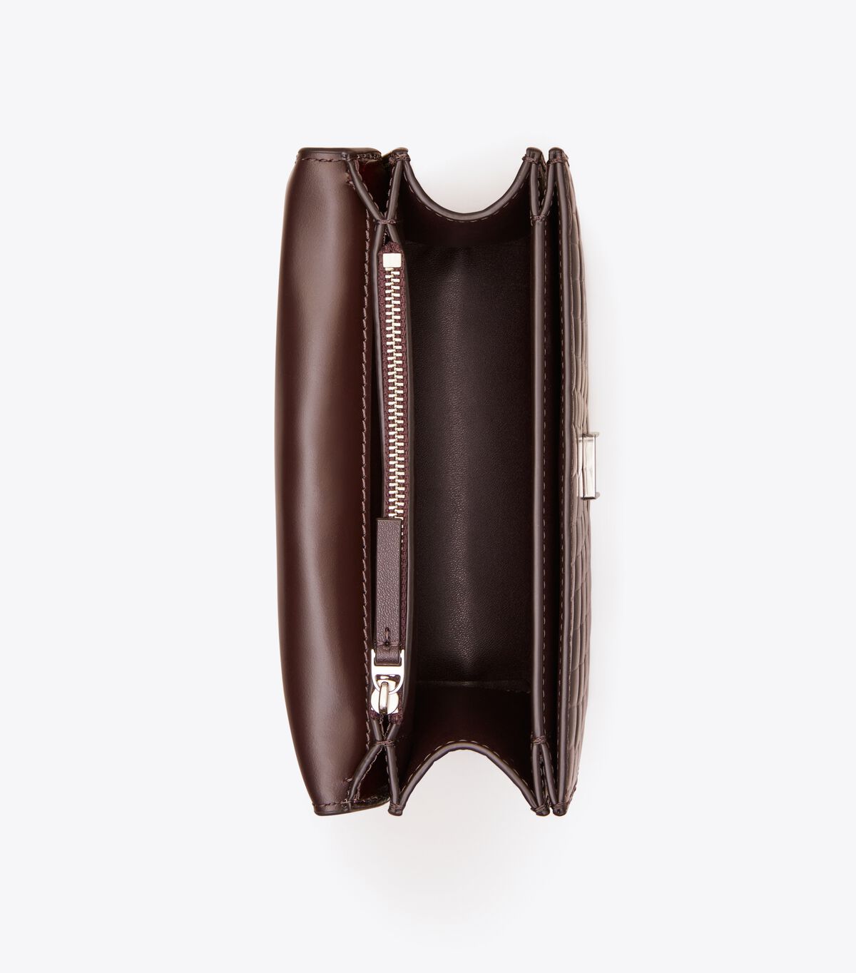 tory burch small eleanor croc embossed shoulder bag