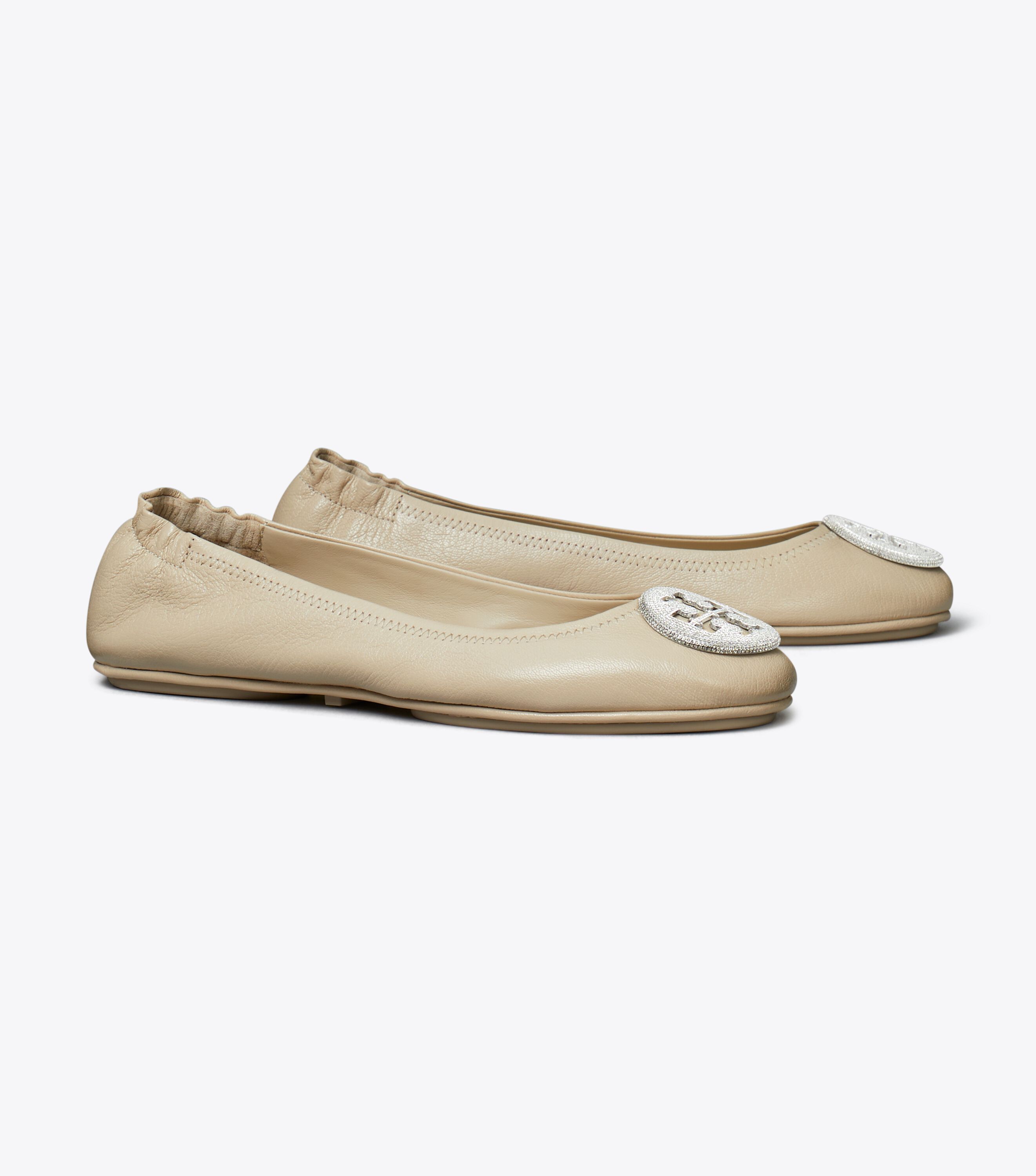 Minnie Pavé Travel Ballet, Tortora | Tory Burch KSA
